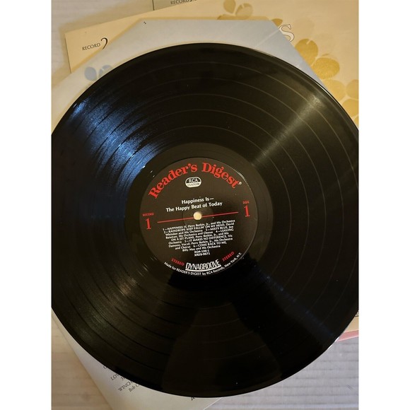 Readers Digest HAPPINESS IS Happy Hits Of Today Vinyl 9 LP Album Set RCA Records - Picture 3 of 3